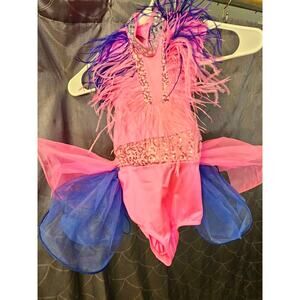 Magic Pink Dance Leotard Size SC 6/6X Weissman Showtime